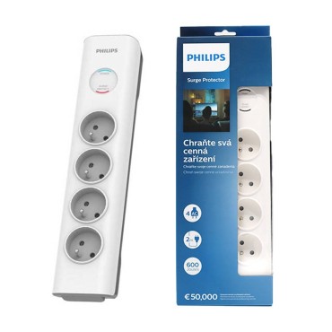 Philips prednaponska zaštita SPN7040WA, 4+2 USB