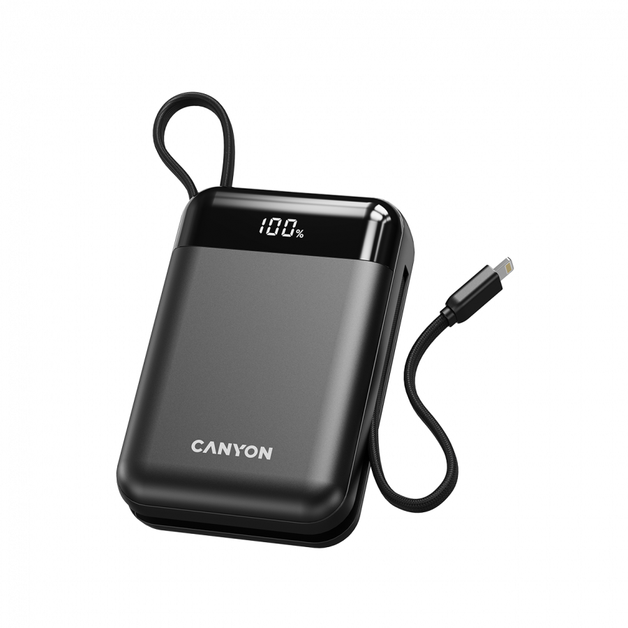 Canyon power bank OnPower 204 20000mah Black, CNS-CPB204B