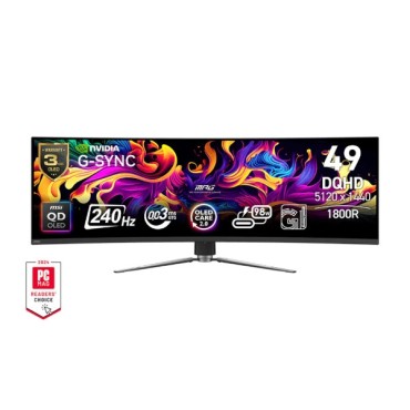 Monitor MSI MPG 491CQPX QD-OLED 49" / DQHD / 240Hz / 0,03 ms (GTG) (black) - adjustable height