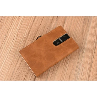 Ds009232 Kozni Multifunkcionalni Novcanik Za Kartice Cognac