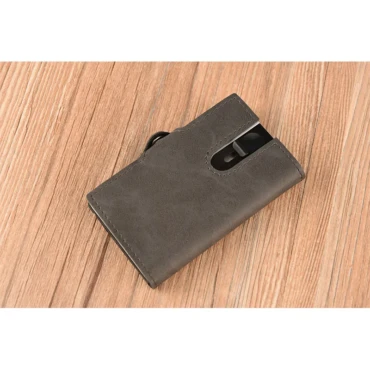 Ds009233 Kozni Multifunkcionalni Novcanik Za Kartice Grey