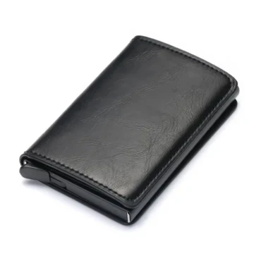 Ds009248 Kozni Novcanik S Rfid Zastitom Black