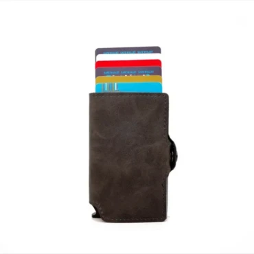 Ds009266 Kozni Novcanik S Rfid Zastitom 6 Kartica Dark Brown