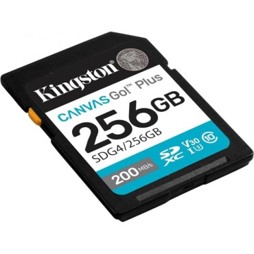 Kingston 256GB SDXC Canvas Go Plus Gen4200MB, s
