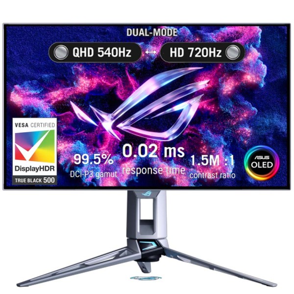 Monitor ASUS PG27AQWP-W, 27", 2xHDMI, DP, 540Hz/720Hz