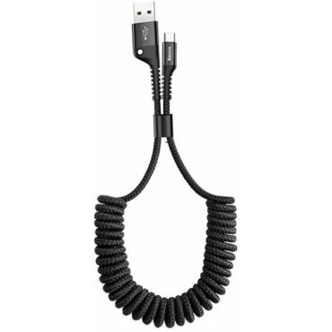 Cable Baseus Fish Eye Usb Type C 2a 1m Black