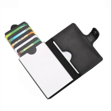 Kozni Novcanik S Rfid Zastitom Black 2