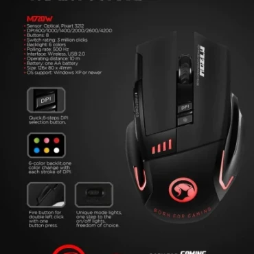 Marvo M720w Gaming Wireless Mouse