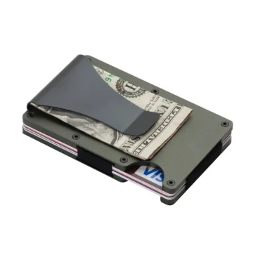 Metalni Novcanik S Rfid Zastitom Dark Green