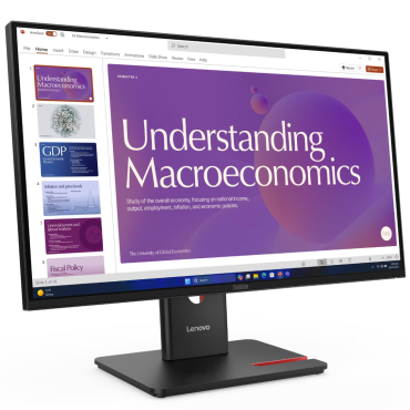 Monitor Lenovo T24D-40 FHD IPS, HDMI, DP, USB-C, zvučnici