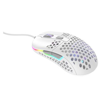 Cherry XTRFY M42 optički RGB igraći miš, 16000 cpi, USB, bijeli
