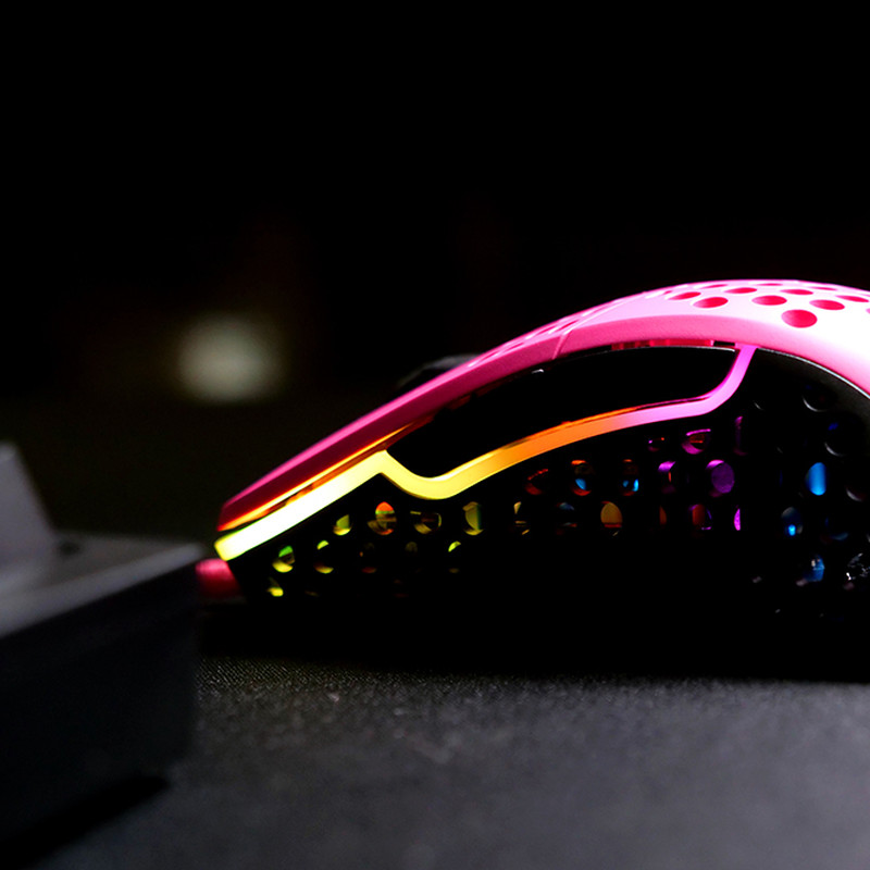 Cherry XTRFY M4 RGB igraći miš, 16000 cpi, USB, rozi - Slika 3