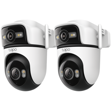TAPO C545D Outdoor Dual Lens Pan/Tilt Security Camera, TAPO C545D