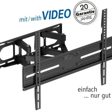Transmedia Swivel TV Wall Mount, 37" - 80", Black