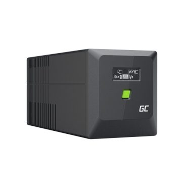 Green Cell UPS (UPSLP480) 750VA/480W, Pure sine wave, Line Interactive AVR, PowerProof with LCD