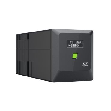 Green Cell UPS (UPSLP700) 1000VA/700W, Pure sine wave, Line Interactive AVR, PowerProof with LCD