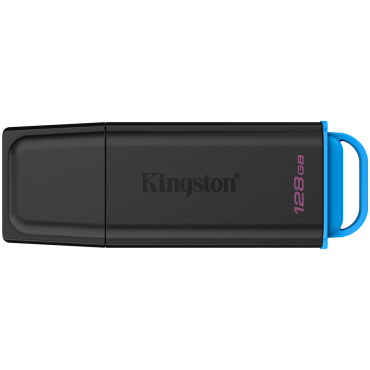 Kingston 128GB Portable USB 3.2 Gen 1 DataTraveler Exodia Black/Blue, DTXG2/128GB