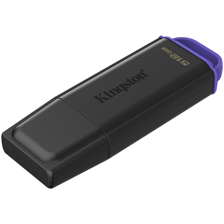 Kingston 512GB Portable USB 3.2 Gen 1 DataTraveler Exodia Black/Purple, DTXG2/512GB