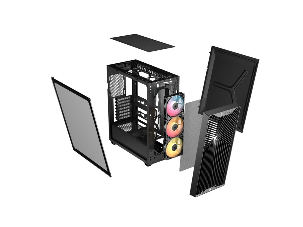 KUĆIŠTE Corsair 3200D, ARGB BlackARGB Mid-Tower Performance - Slika 2