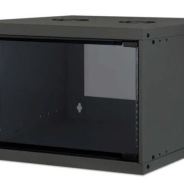 Intellinet 19" Basic Wallmount Cabinet, 6U, 400 mm Depth, Black