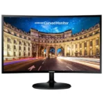 Monitor SAMSUNG CF390 C24F390FHR 61 cm (24") / 1920x1080 / VA / 60 Hz / 4 ms / black / curved (1800R)