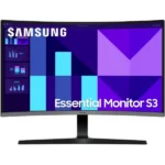 Monitor SAMSUNG Essential S3 S39GD (S27D390GAU) 68,5 cm (27") / 1920x1080 / VA / 100 Hz / 4 ms / black / curved (1800R)