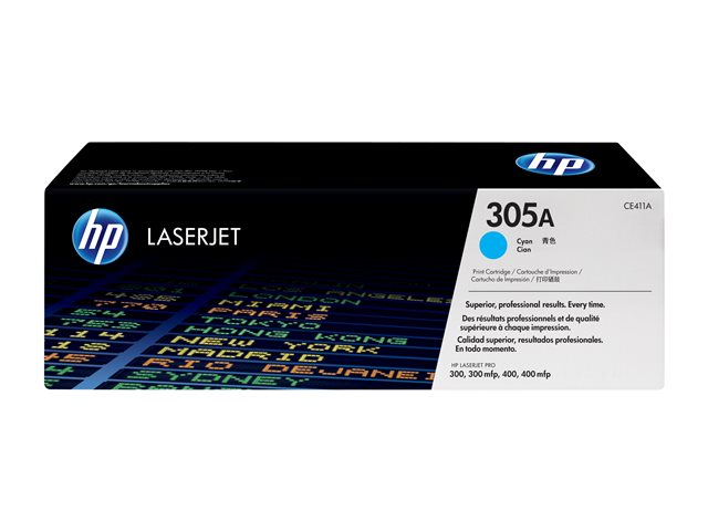 HP Toner 305A cyan HV, CE411A