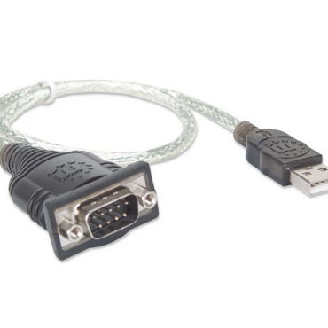Manhattan kabel USB/RS232, AM/DB9M, 45 cm