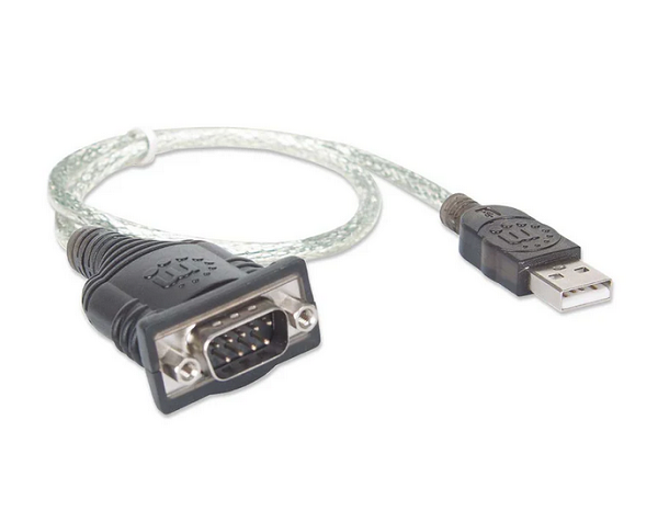 Manhattan kabel USB/RS232, AM/DB9M, 45 cm
