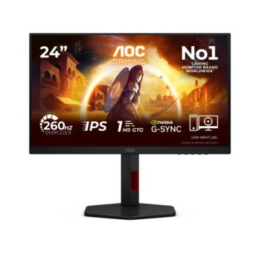 Monitor AOC LCD 23,8" Fast IPS, 1ms, 260Hz