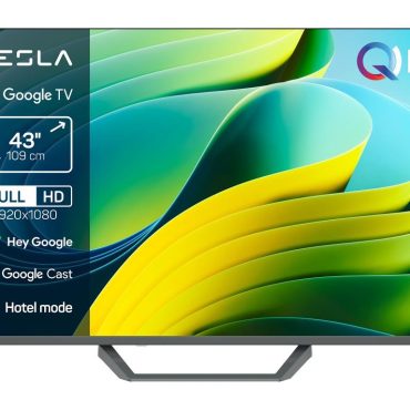 TV Tesla Q43E665GFS, 43" QLED, Google TV, FHD, 109cm, 60Hz