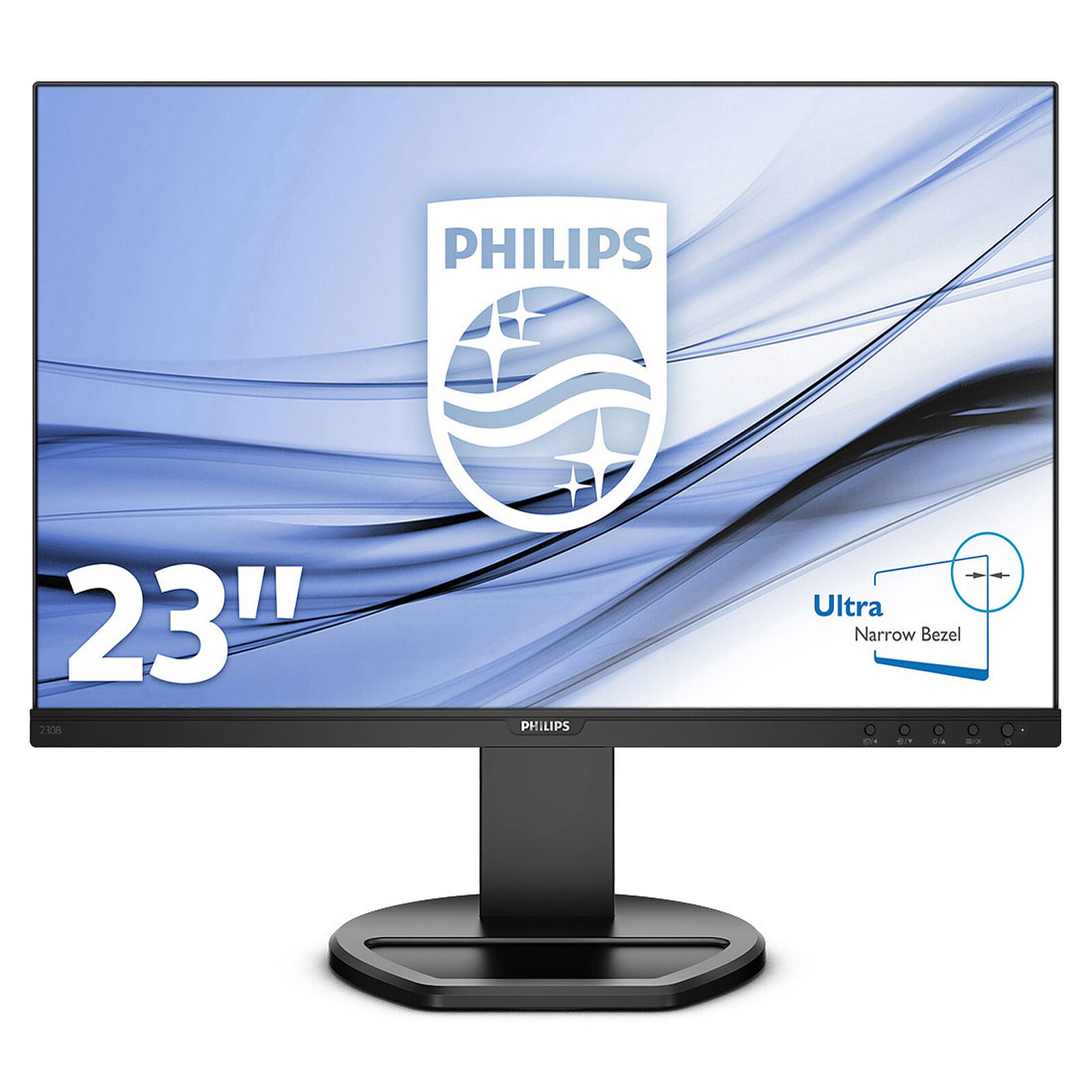 Monitor Philips 23" 230B8QJEB, VGA, DVi, HDMI, DP, zvuč.