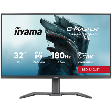 Monitor Iiyama LED GB3272QSU-B1 31.5" Fast IPS 2560x1440 180Hz 400cd 1000:1 0.5ms 2xHDMI USB Hub height, GB3272QSU-B1