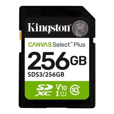 Kingston 256GB SDXC Canvas Select Plus, SDS3/256GB