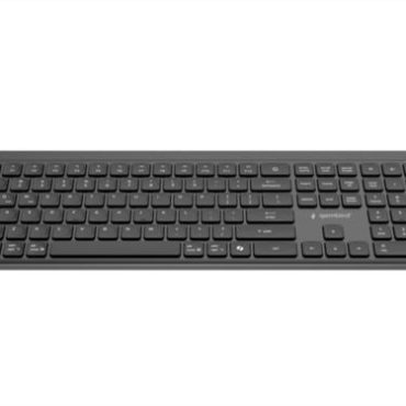 Gembird Dual-mode pro-business slim wireless keyboard, 2.4G BT, US layout