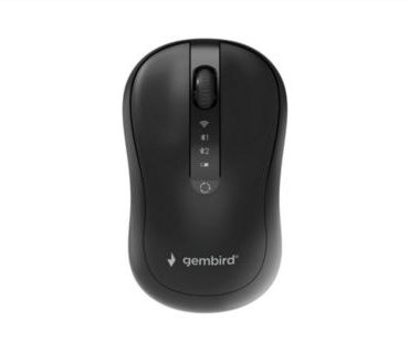 Gembird Dual-mode 4-button wireless mouse, black