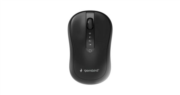 Gembird Dual-mode 4-button wireless mouse, black